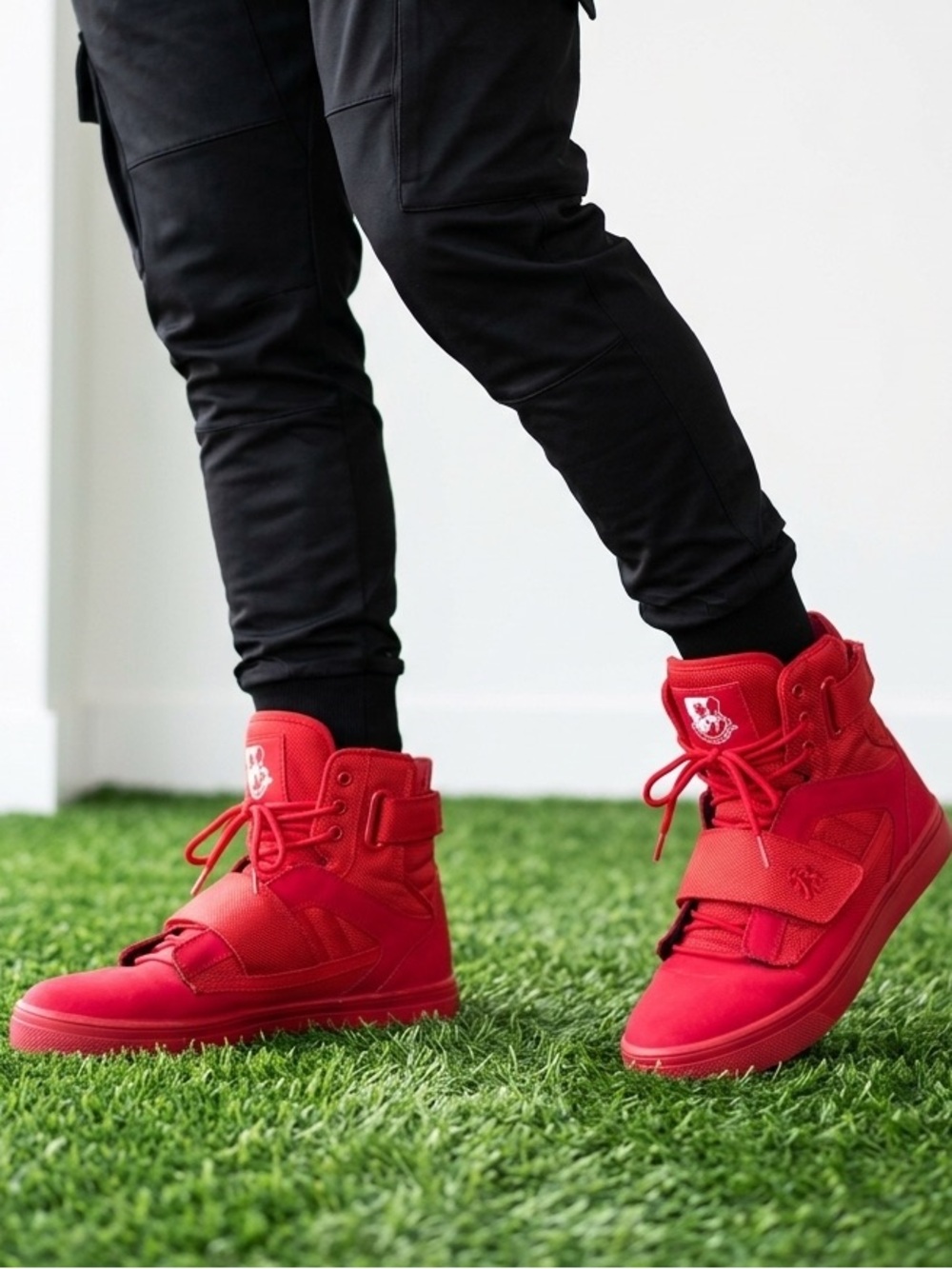 Vlado Footwear Atlas II Red High Top Sneakers IG-1500-5R Mens 8